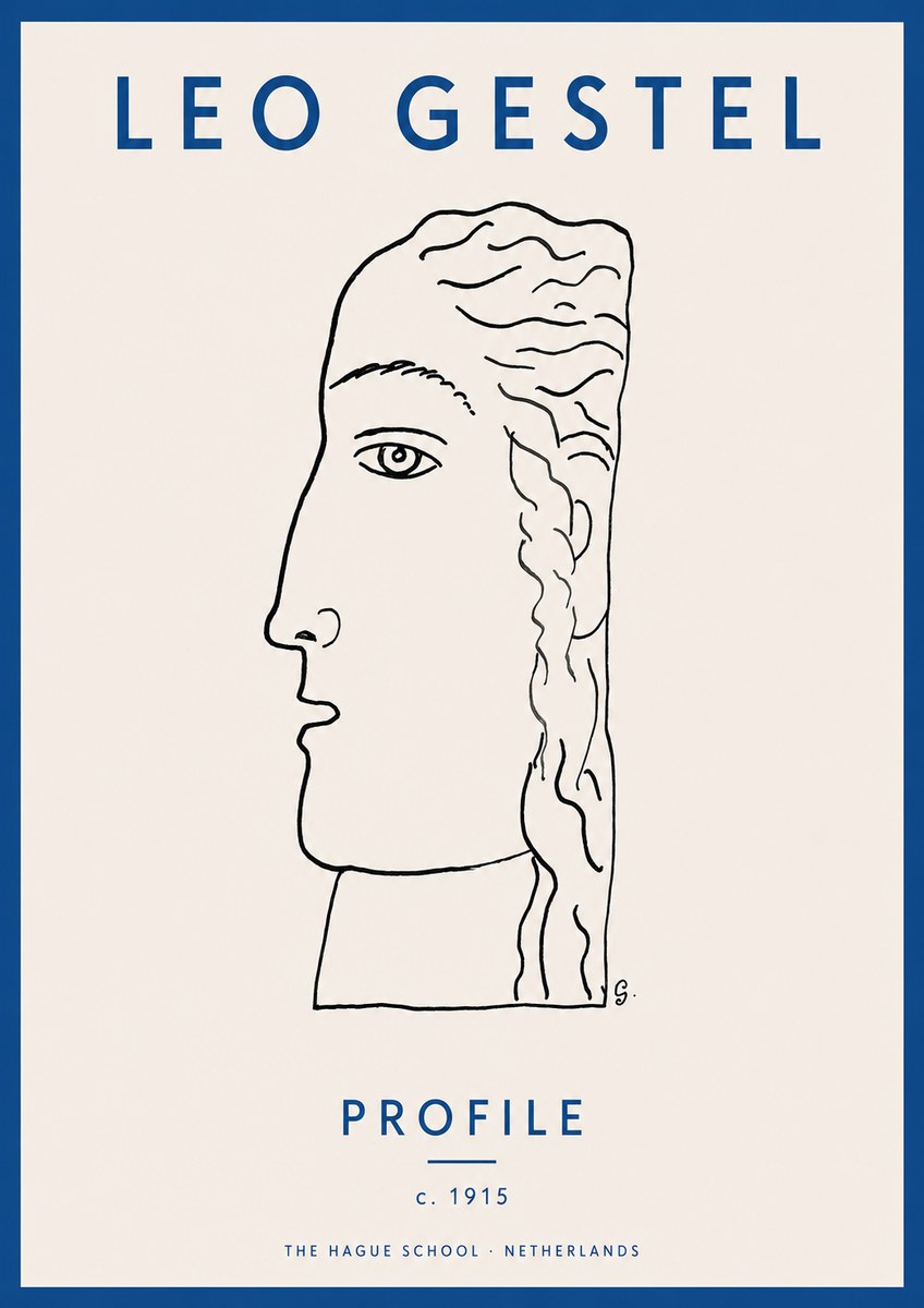 Leo Gestel Profile No2 - Poszter