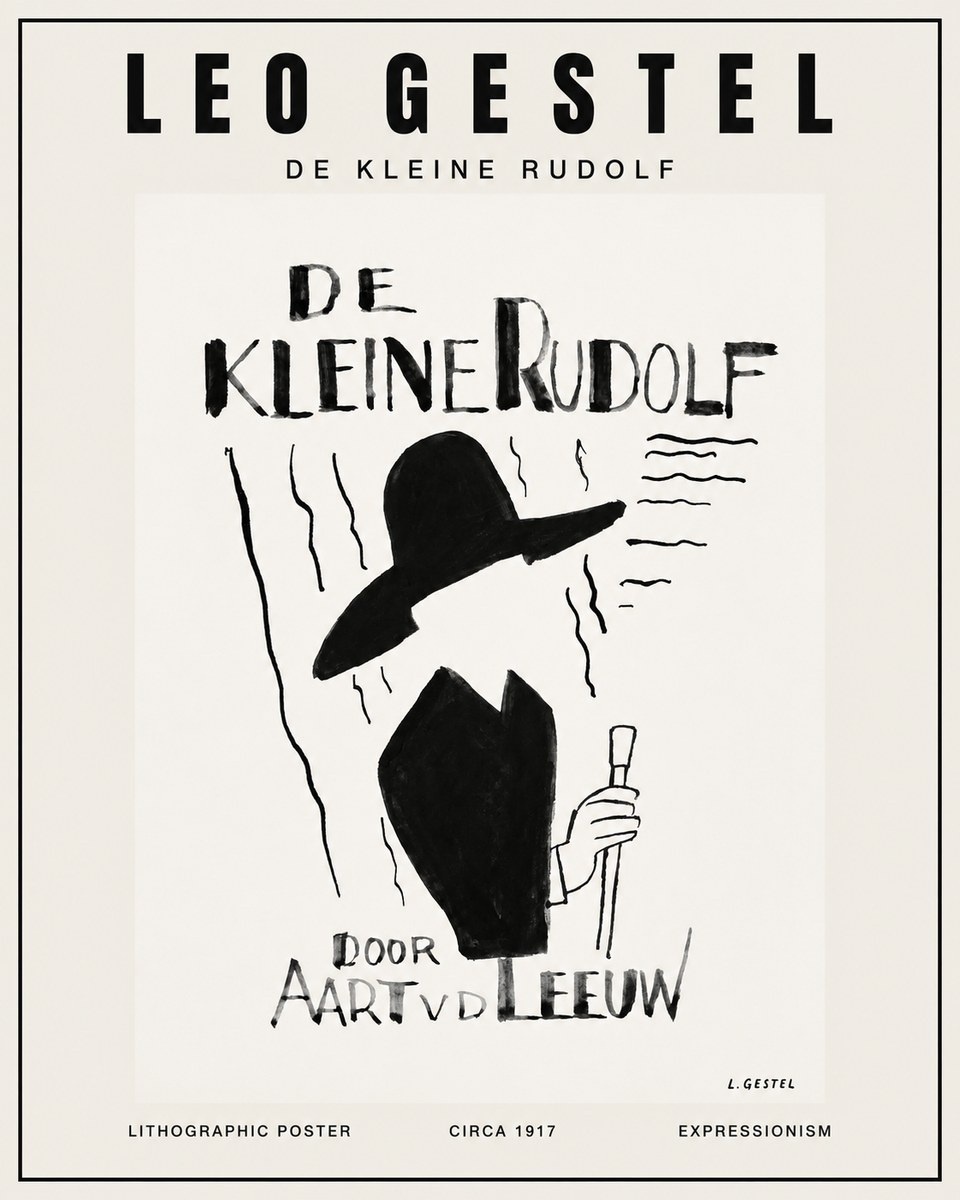 Leo Gestel De Kleine Rudolf No1 - Poszter