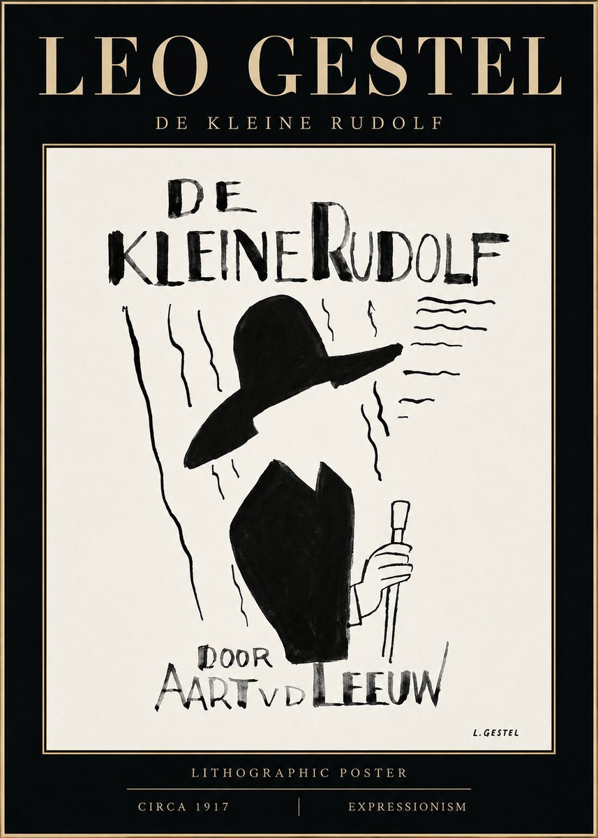 Leo Gestel De Kleine Rudolf No2 - Poszter
