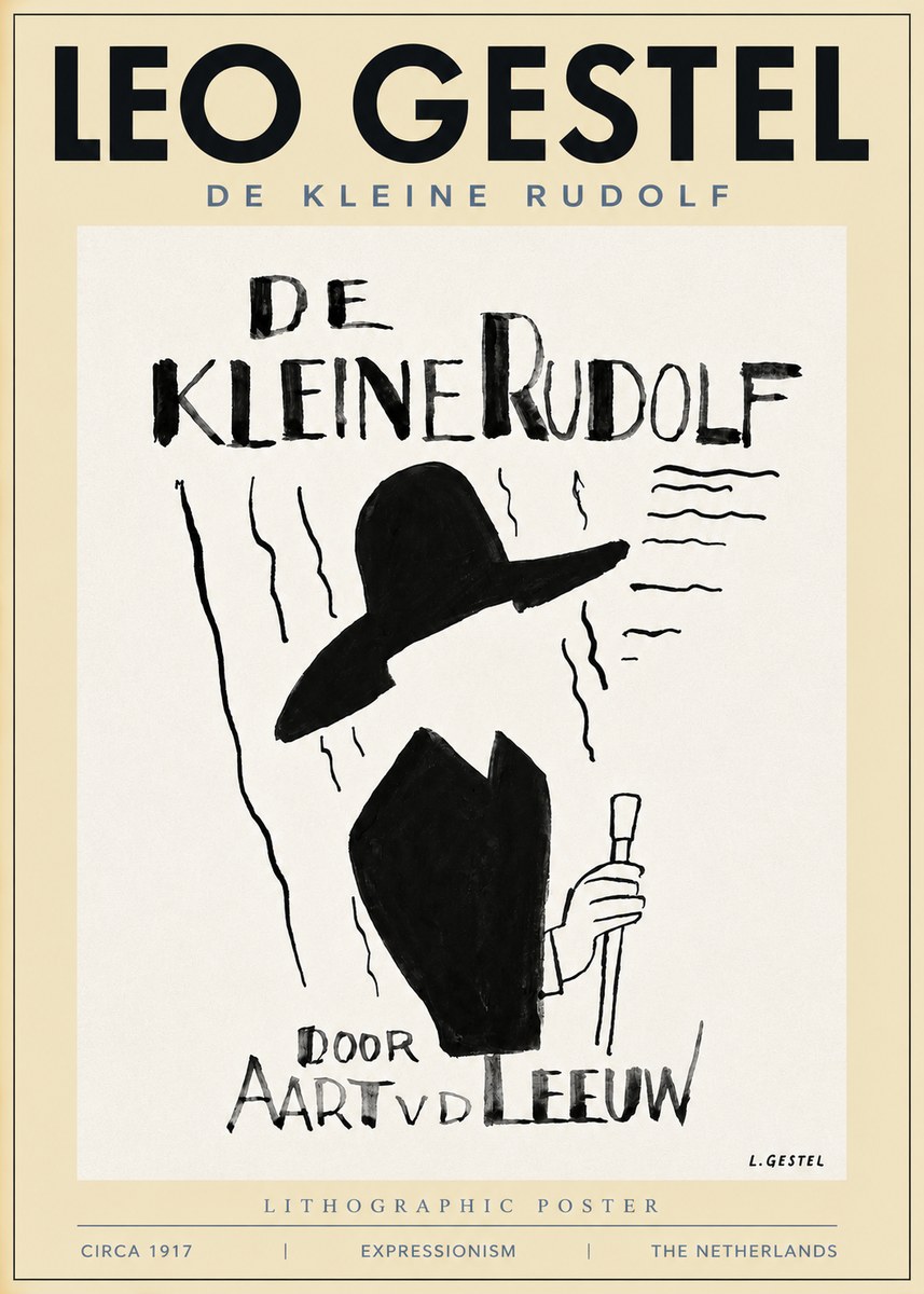 Leo Gestel De Kleine Rudolf No3 - Poszter