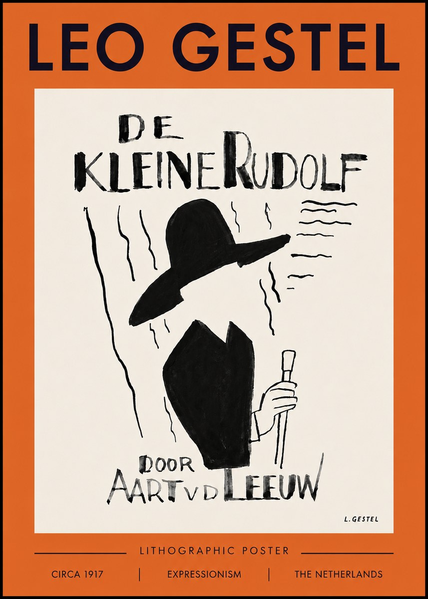 Leo Gestel De Kleine Rudolf No4 - Poszter