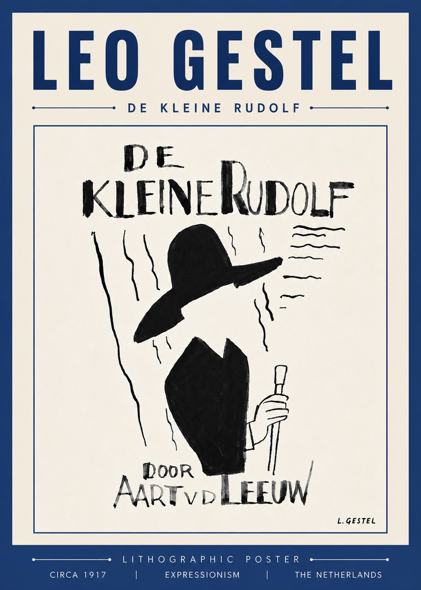 Leo Gestel De Kleine Rudolf No5 - Poszter