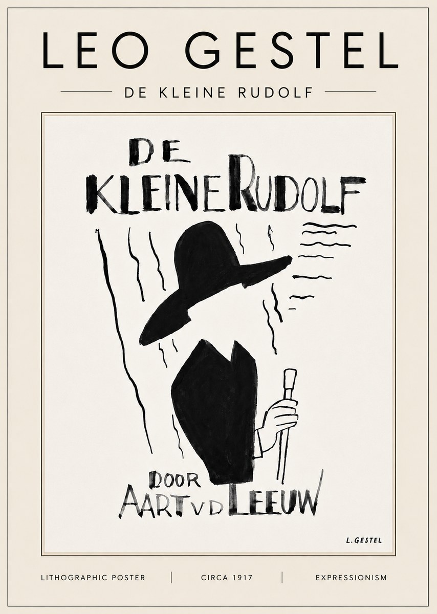 Leo Gestel De Kleine Rudolf No6 - Poszter