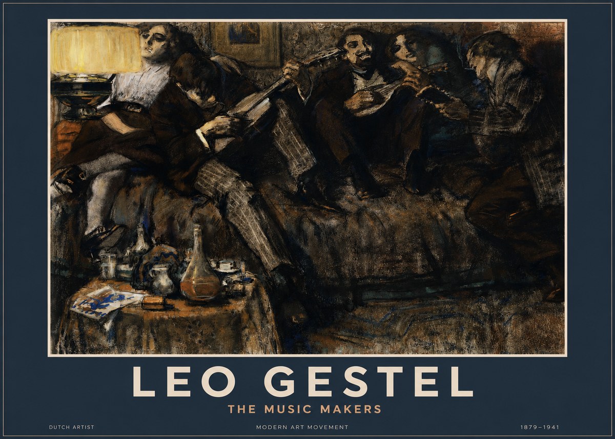Leo Gestel The Music Makers No2 - Poszter