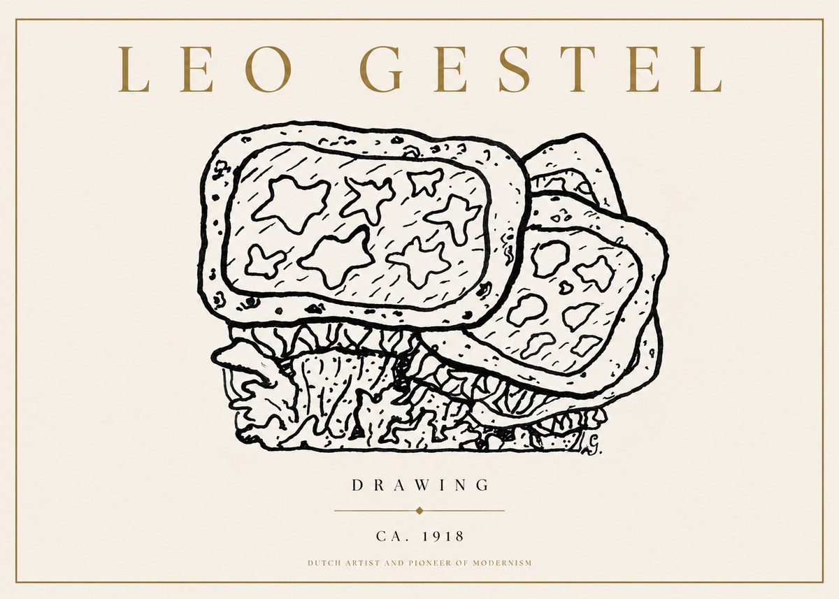 Leo Gestel Drawing Ca. 1918 No3 - Poszter
