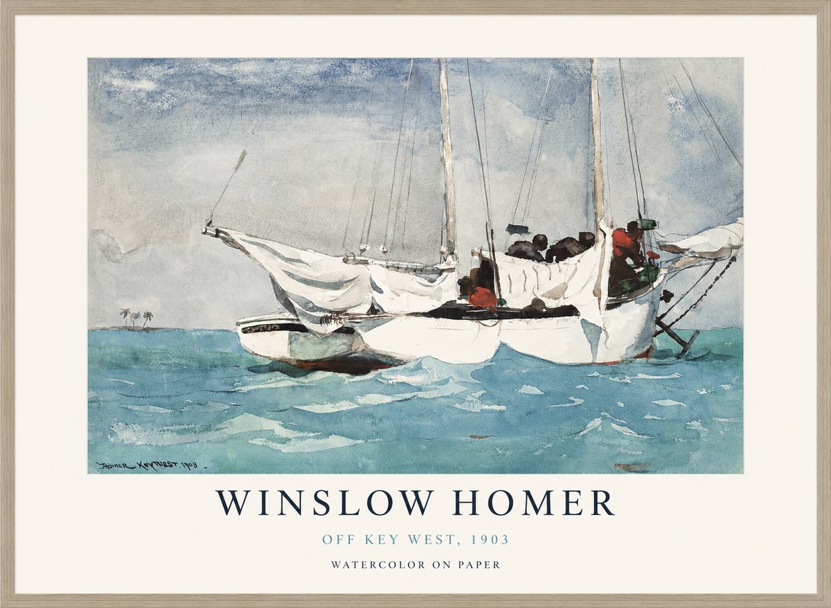 Winslow Homer Off Key West, 1903 No1 - Poszter