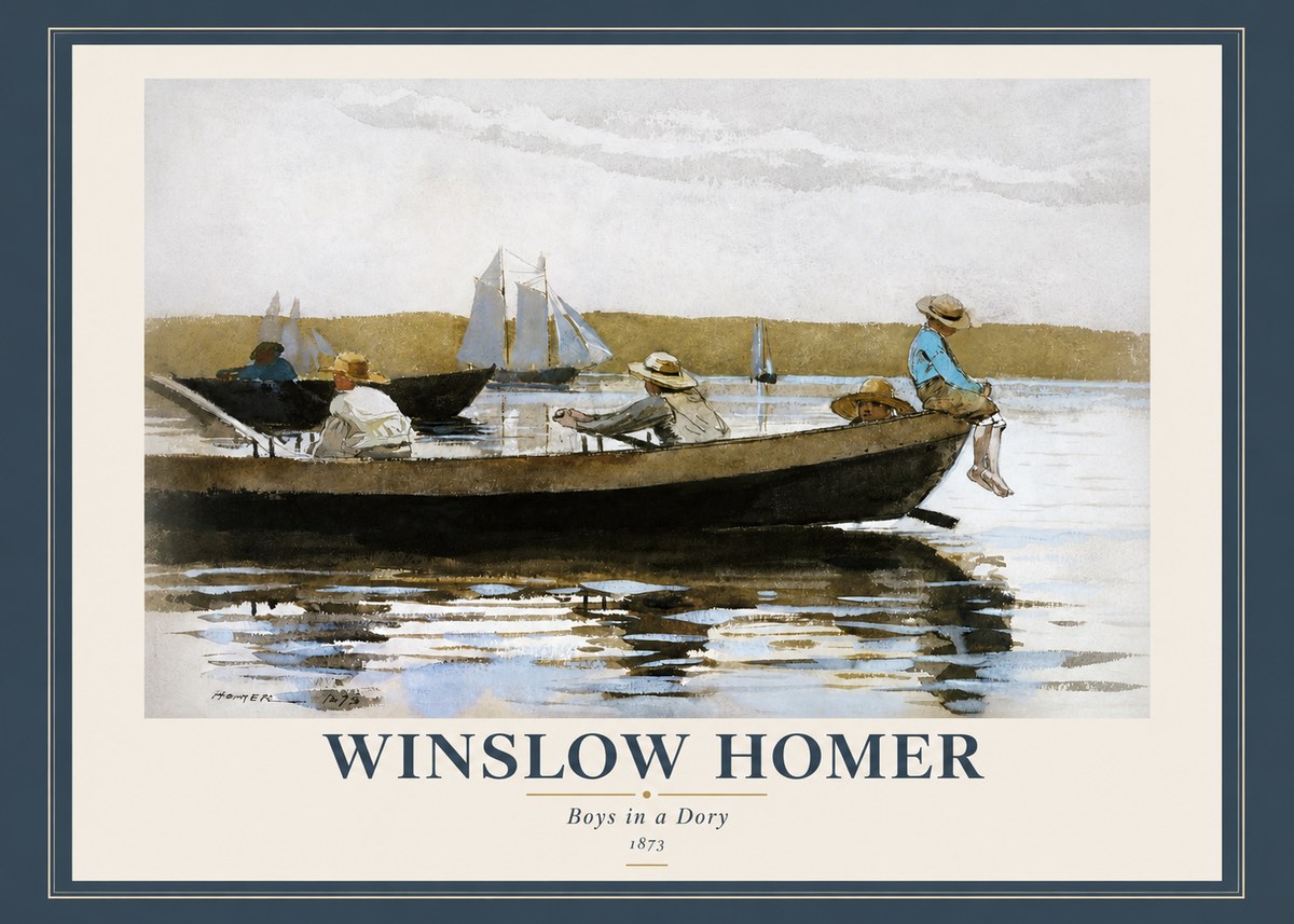 Winslow Homer Boys in a Dory II No2 - Poszter