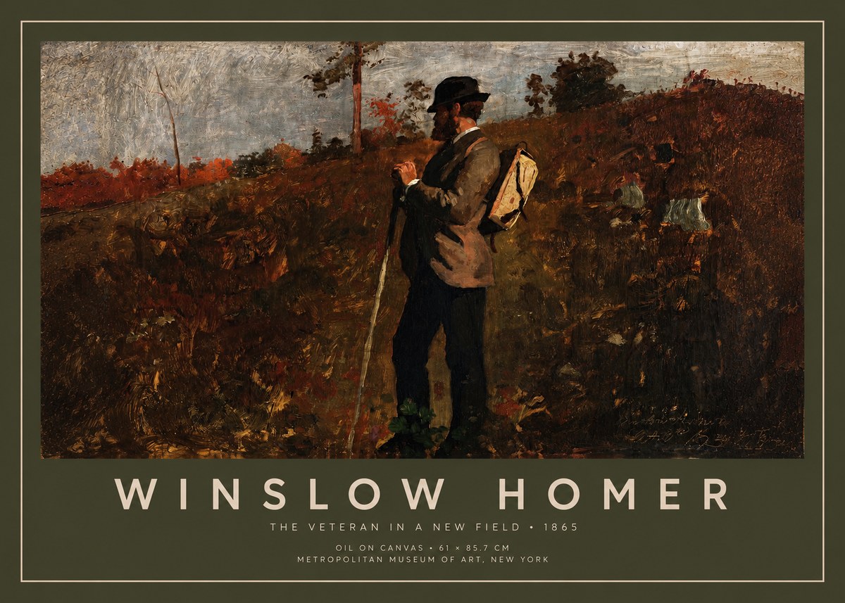 Winslow Homer The Veteran in a New Field No2 - Poszter