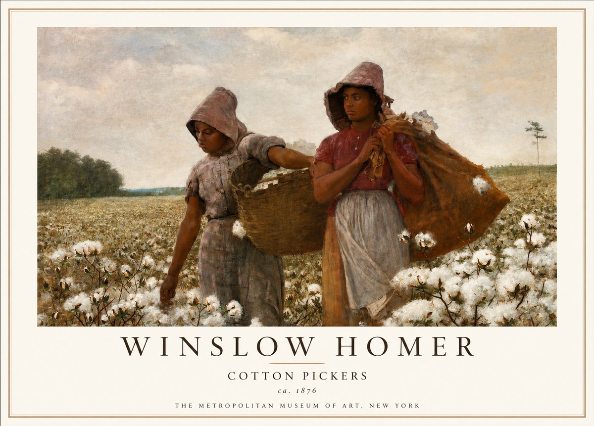 Winslow Homer Cotton Pickers No2 - Poszter