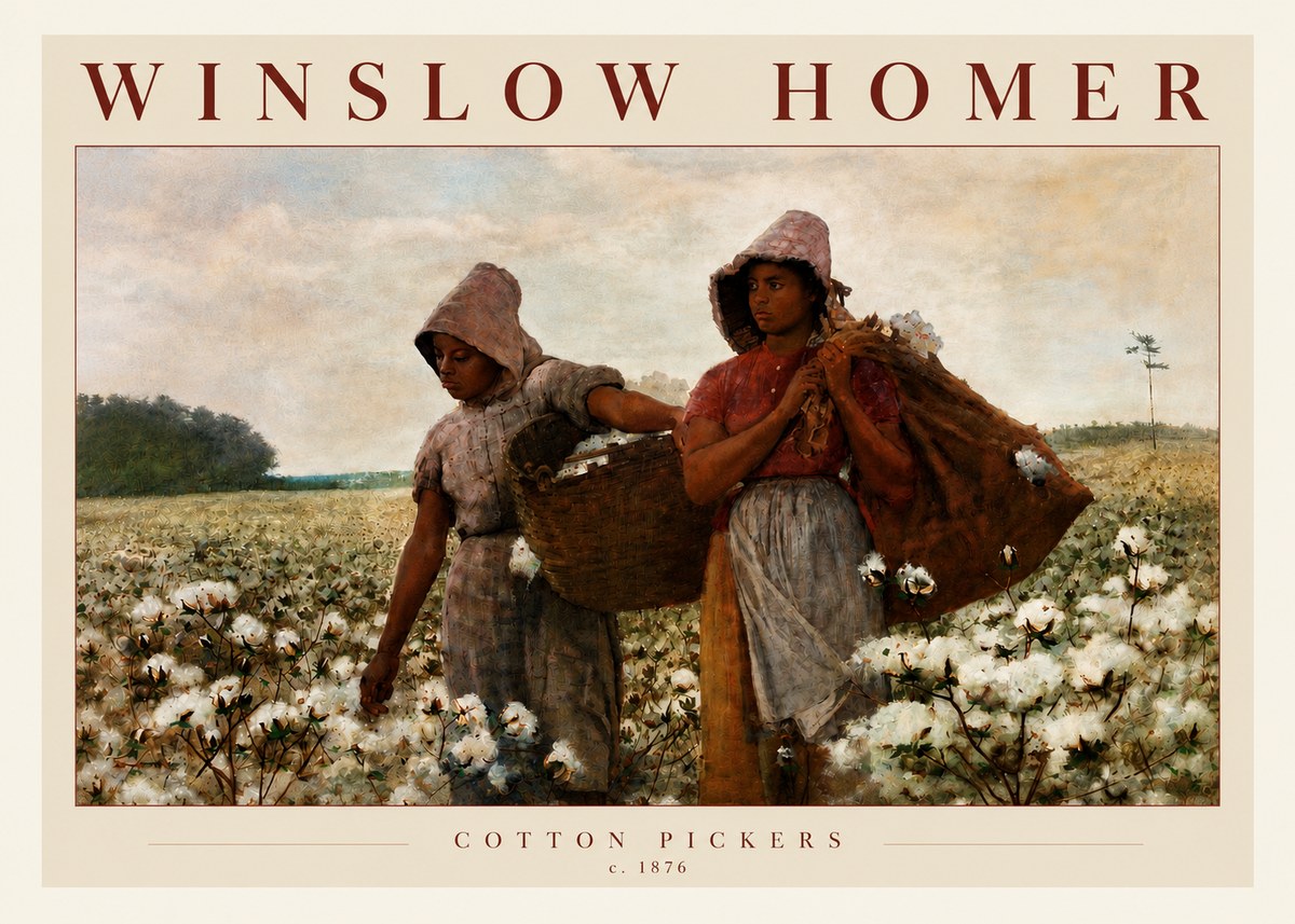 Winslow Homer Cotton Pickers No5 - Poszter