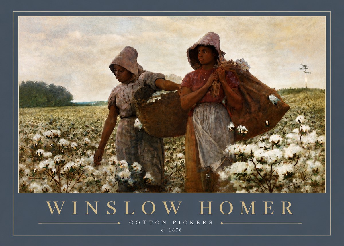 Winslow Homer Cotton Pickers No6 - Poszter