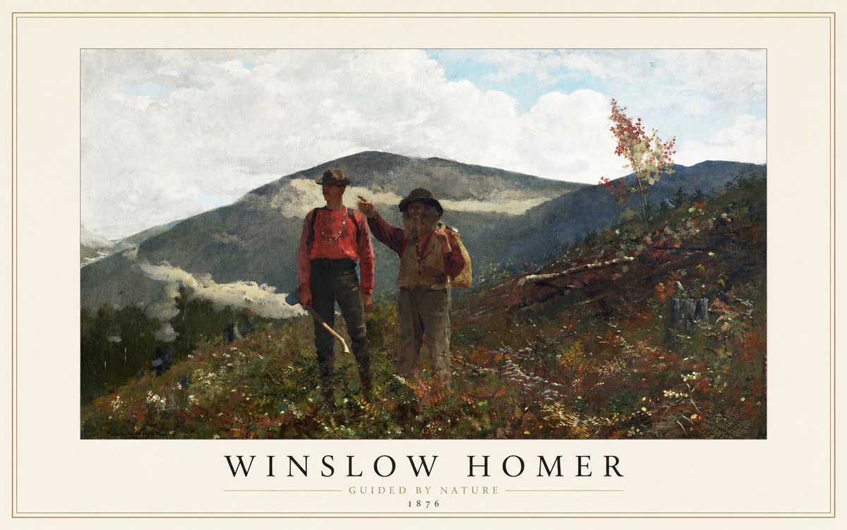 Winslow Homer The Two Guides No1 - Poszter