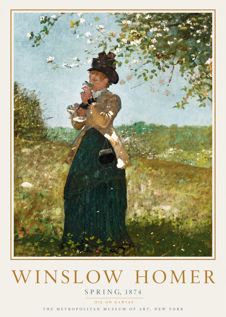 Winslow Homer Spring No3 - Poszter
