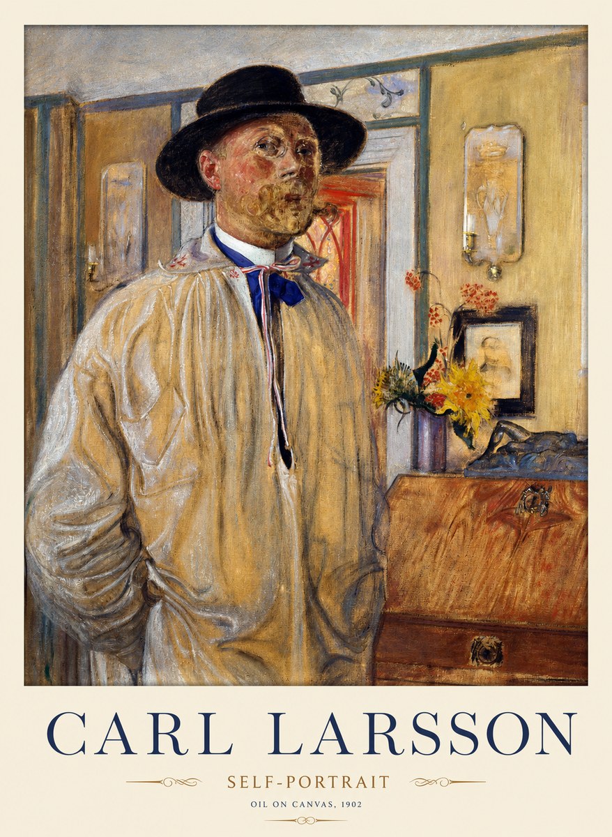 Carl Larsson Self-portrait No2 - Poszter