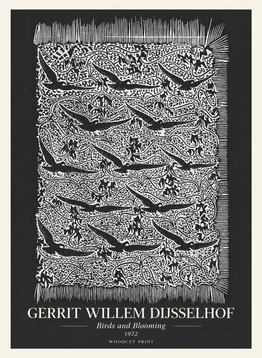 Gerrit Willem Dijsselhof Decorative Design No2 - Poszter