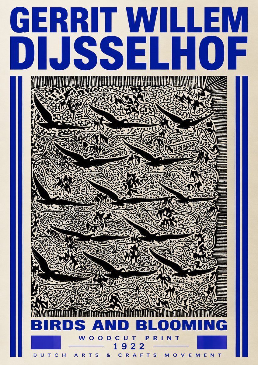 Gerrit Willem Dijsselhof Decorative Design No5 - Poszter