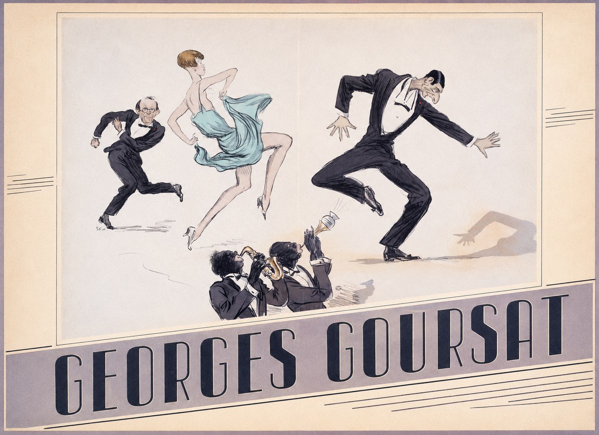 Georges Goursat Jazz Age Revelry No4 - Poszter