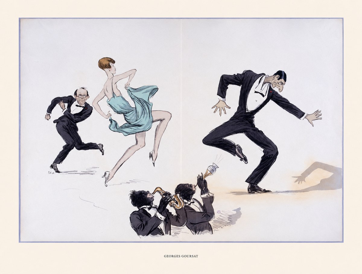 Georges Goursat Jazz Age Revelry No5 - Poszter
