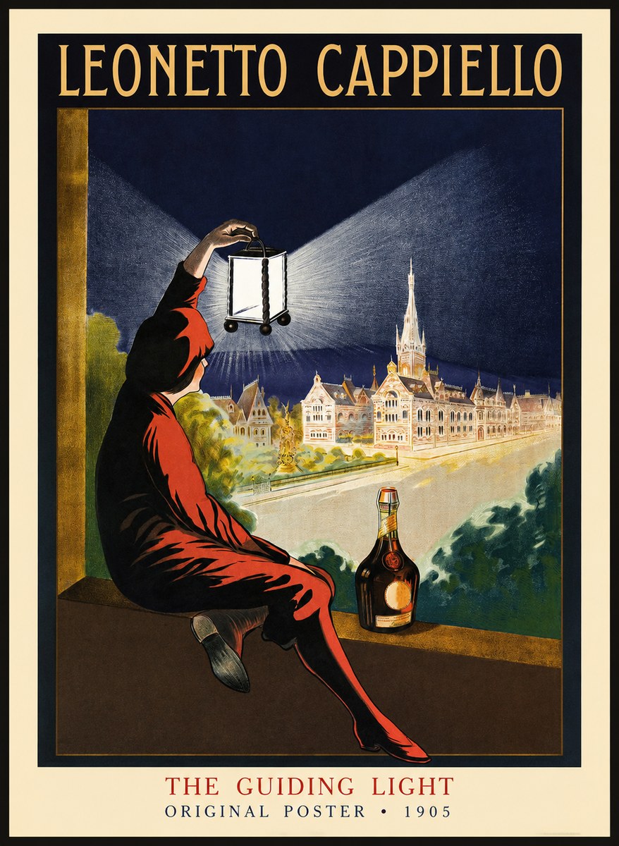 Leonetto Cappiello The Guiding Light No1 - Poszter