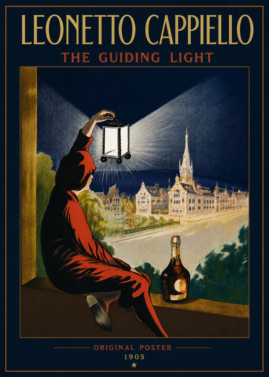 Leonetto Cappiello The Guiding Light No4 - Poszter