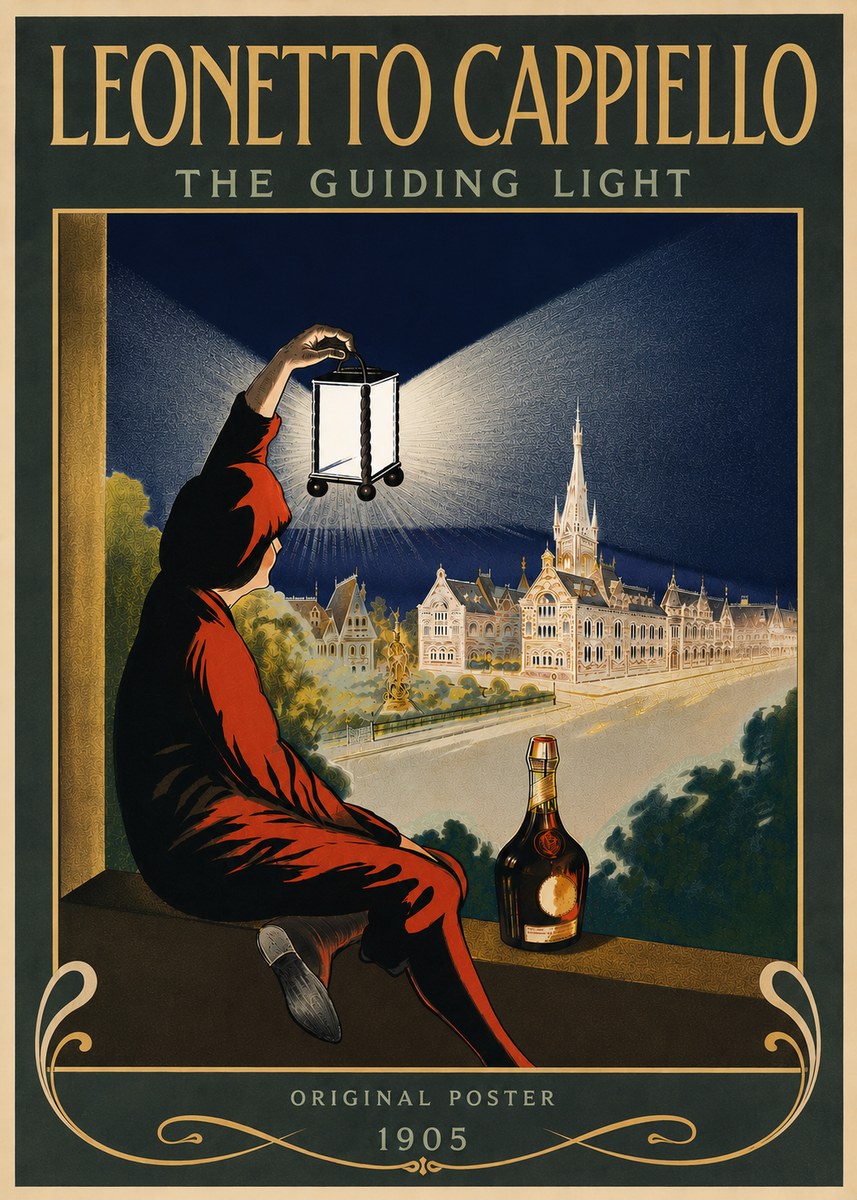 Leonetto Cappiello The Guiding Light No6 - Poszter