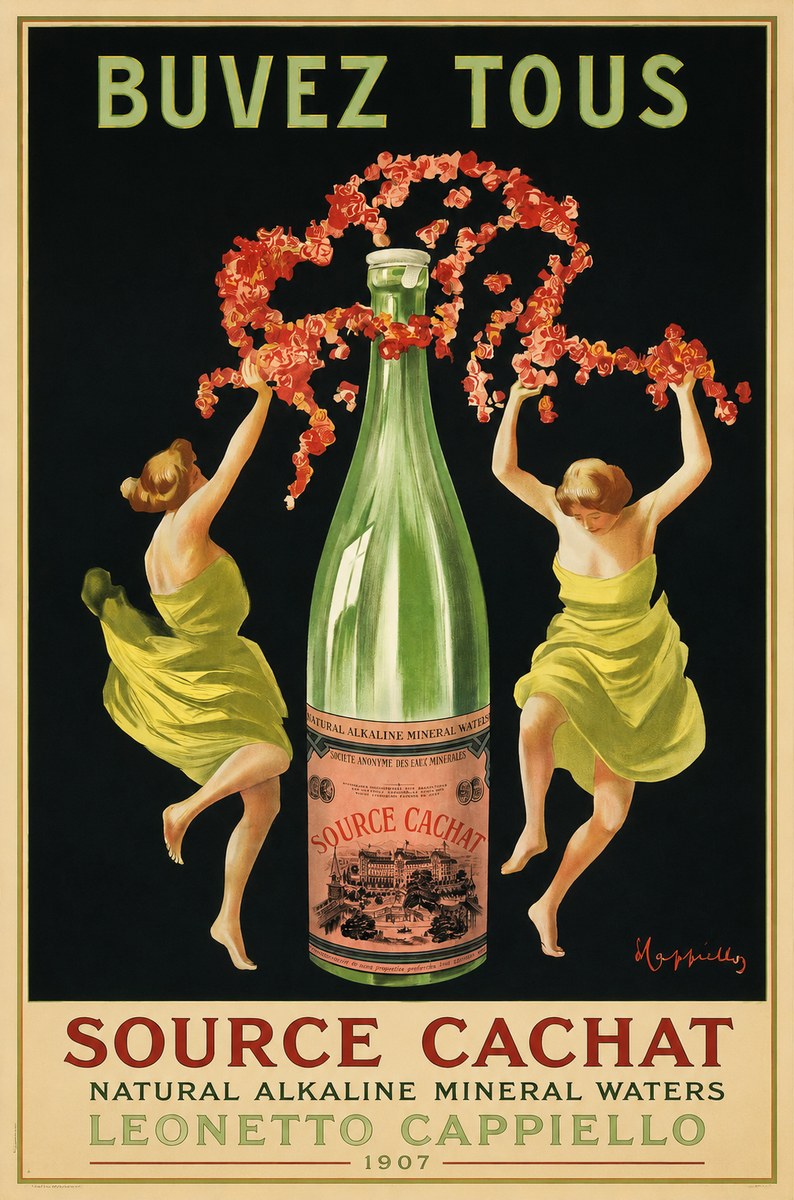 Leonetto Cappiello Source Cachat No1 - Poszter