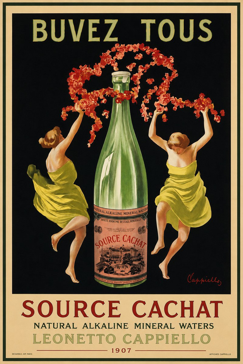Leonetto Cappiello Source Cachat No2 - Poszter