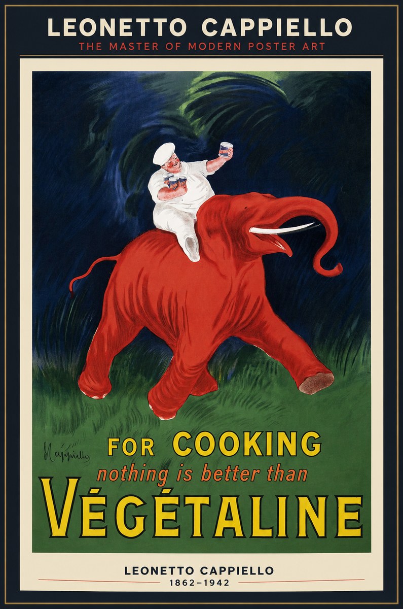 Leonetto Cappiello Végétaline No1 - Poszter