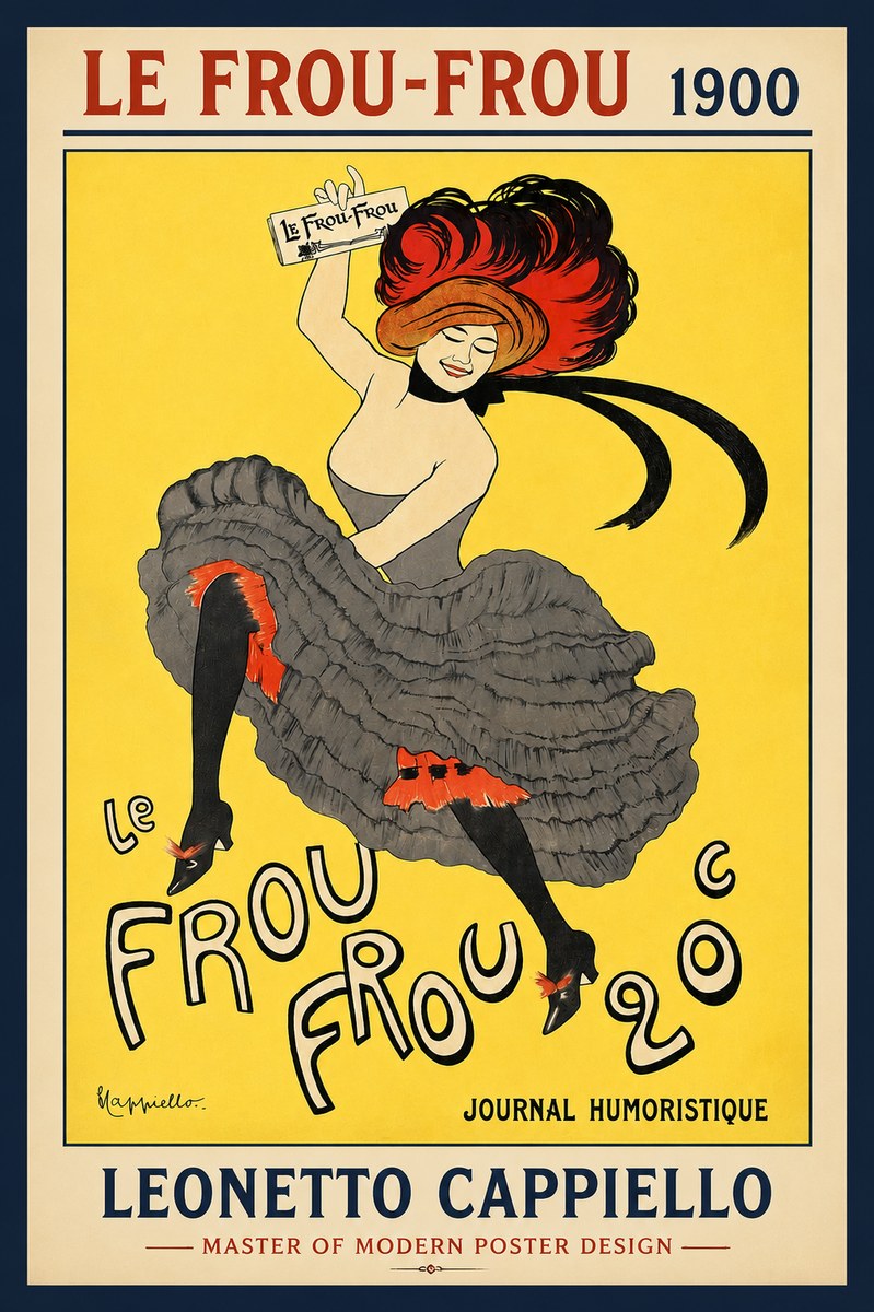 Leonetto Cappiello Le Frou-frou No2 - Poszter