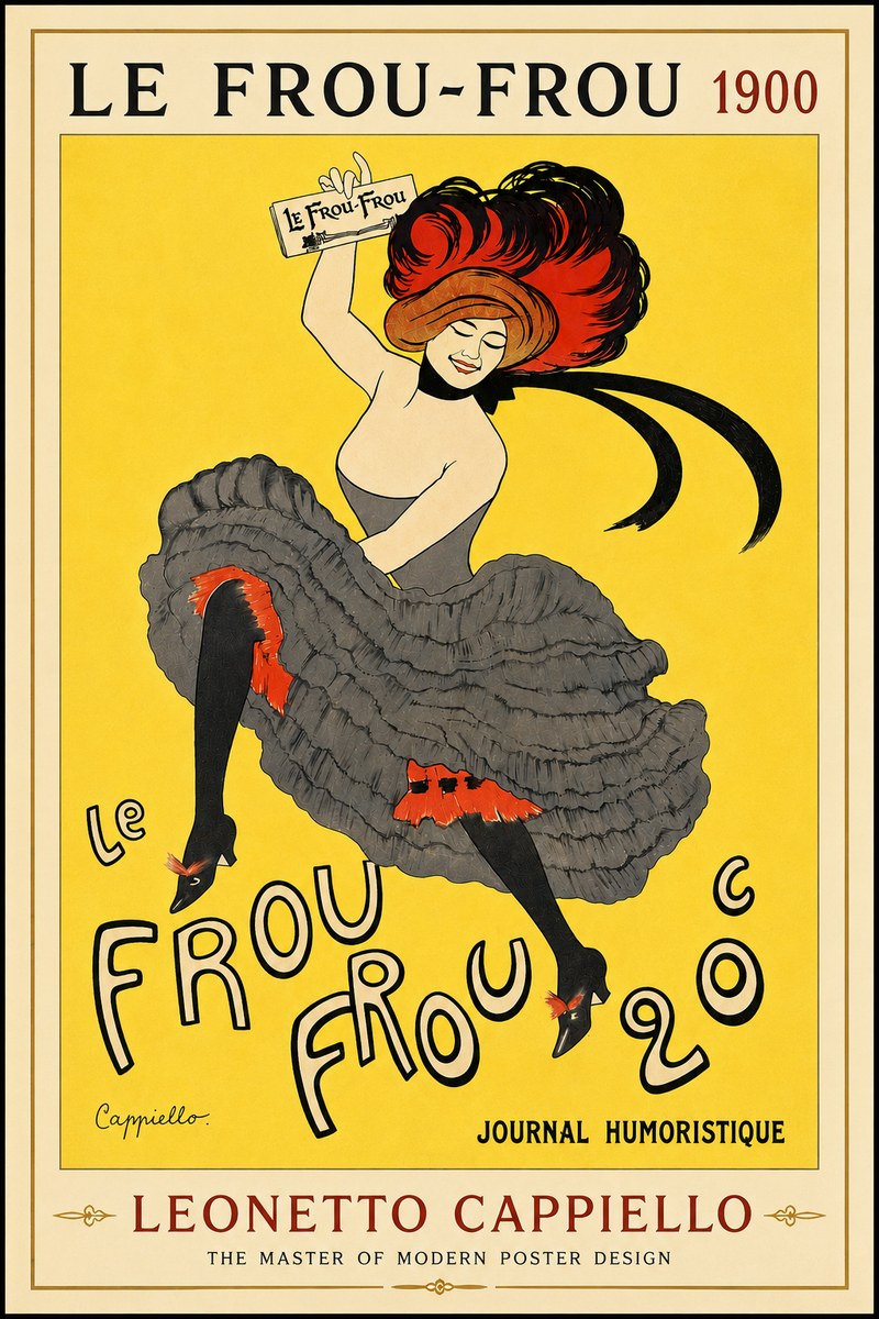 Leonetto Cappiello Le Frou-frou No4 - Poszter