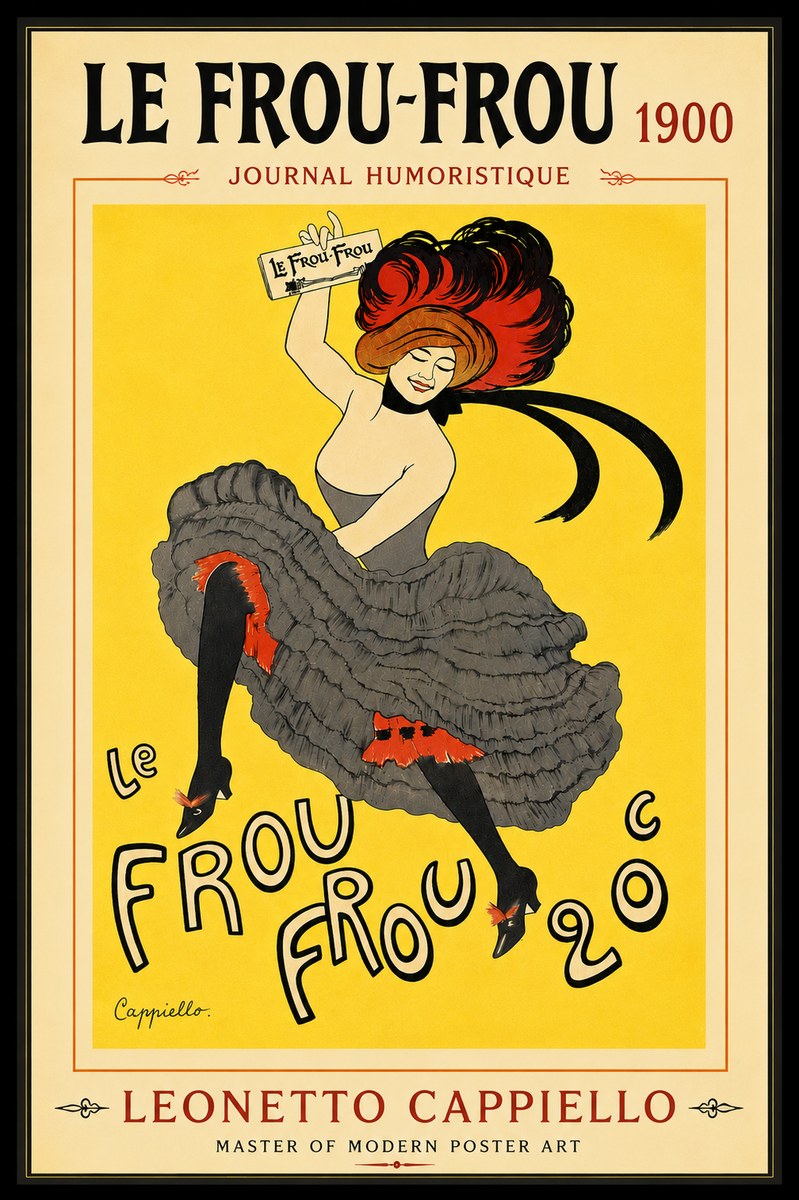 Leonetto Cappiello Le Frou-frou No5 - Poszter