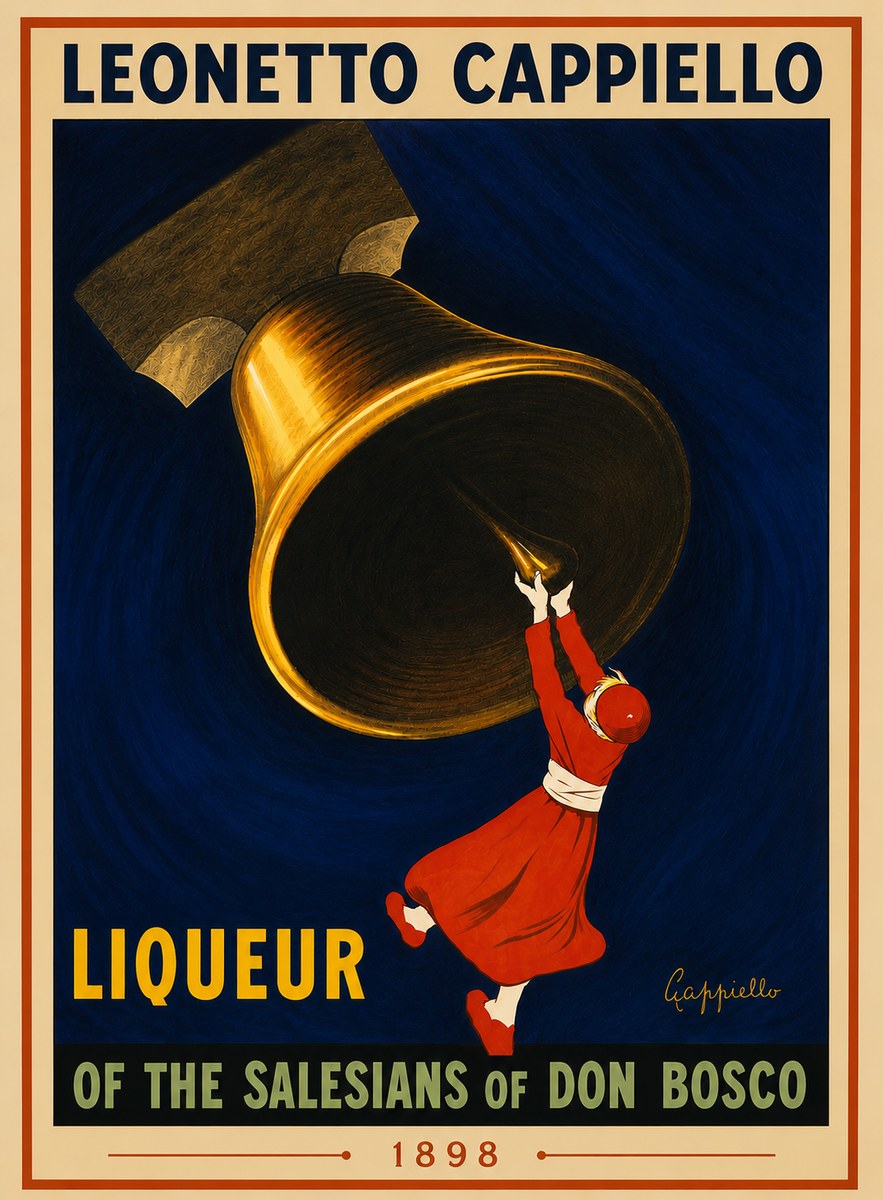 Leonetto Cappiello Liqueur of the Salesians of Don Bosco No5 - Poszter
