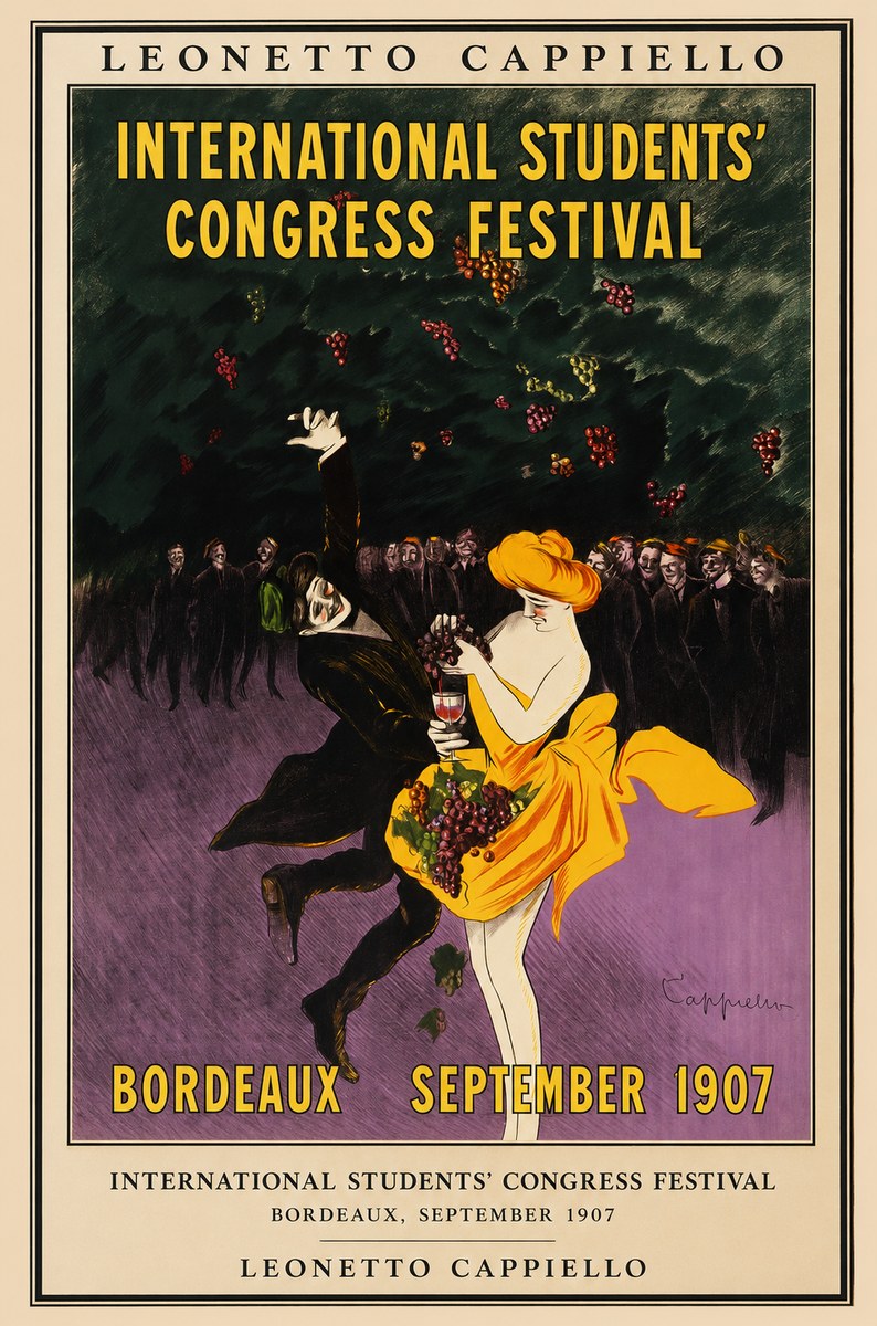 Leonetto Cappiello International Students' Congress Festival No1 - Poszter