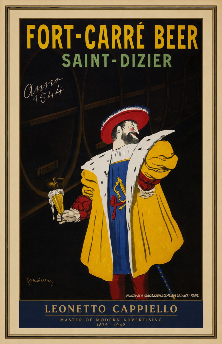 Leonetto Cappiello Fort-carré Beer Saint-dizier No1 - Poszter