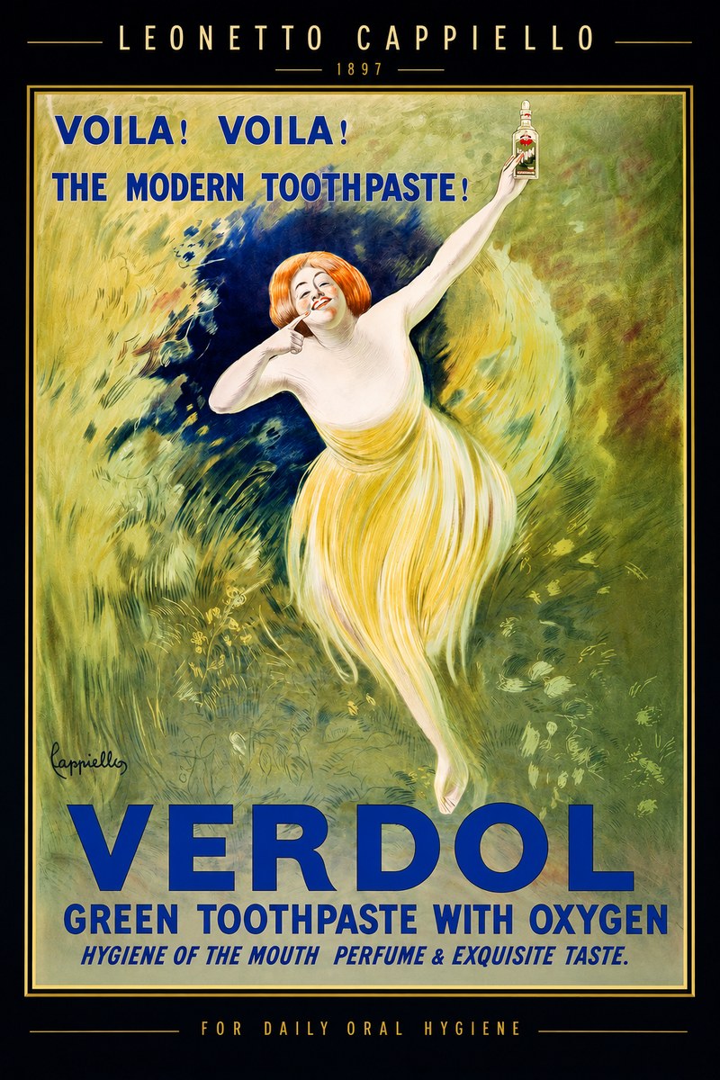 Leonetto Cappiello Verdol No2 - Poszter