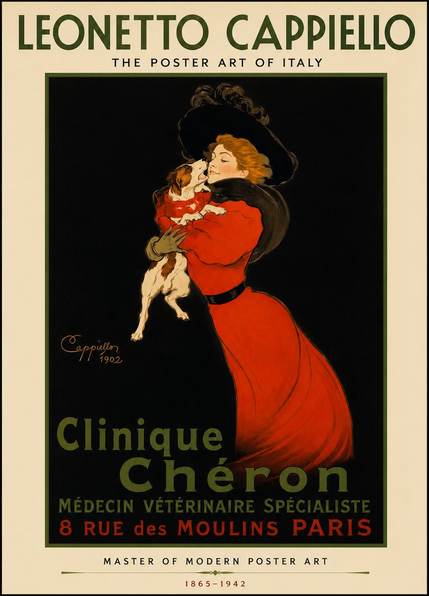 Leonetto Cappiello Clinique Chéron No3 - Poszter