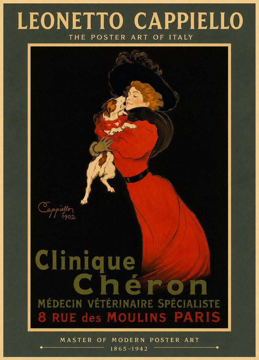 Leonetto Cappiello Clinique Chéron No6 - Poszter
