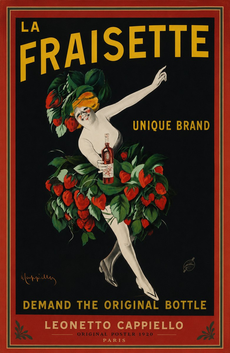 Leonetto Cappiello La Fraisette No2 - Poszter