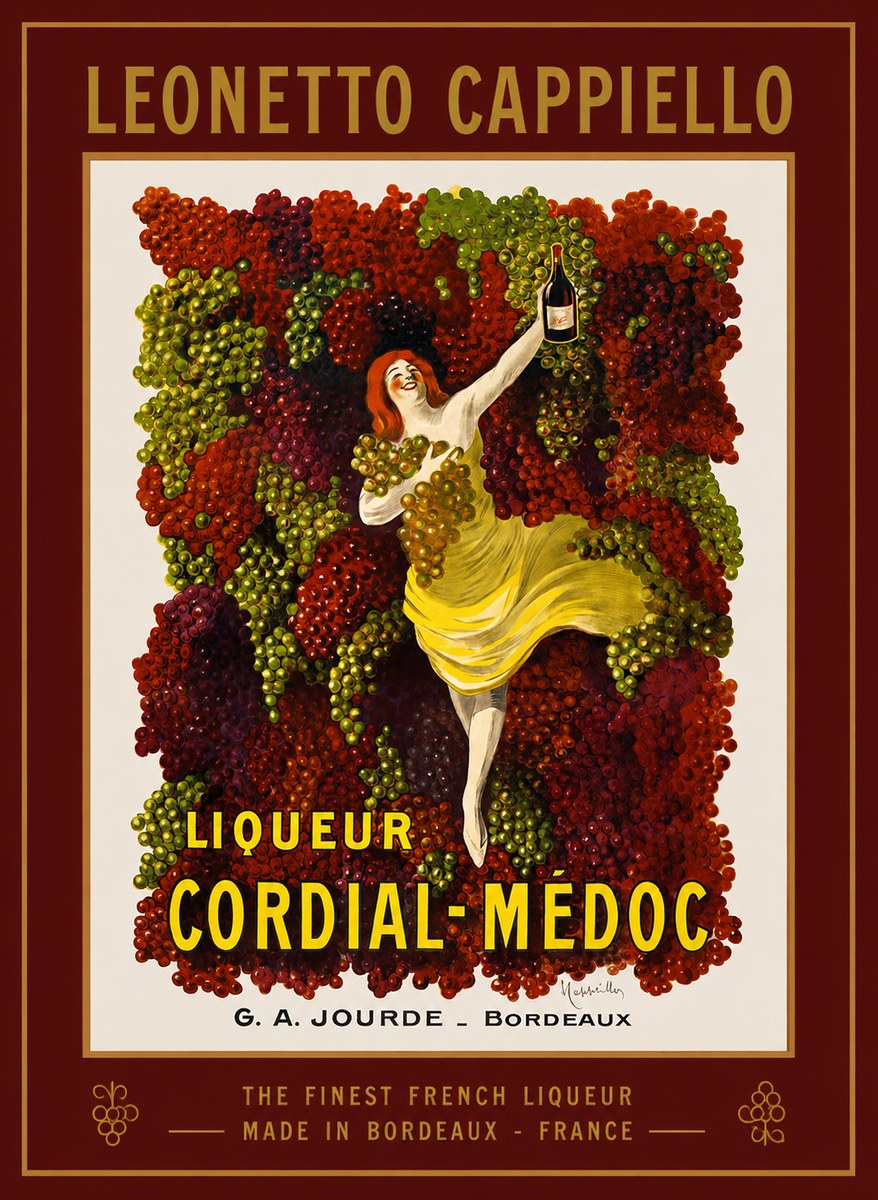 Leonetto Cappiello Liqueur Cordial-médoc No1 - Poszter