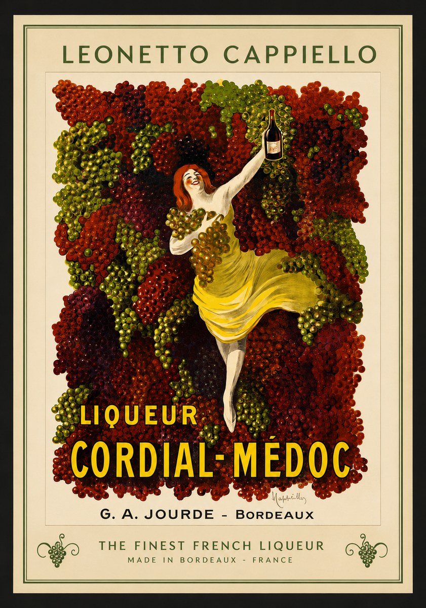 Leonetto Cappiello Liqueur Cordial-médoc No2 - Poszter