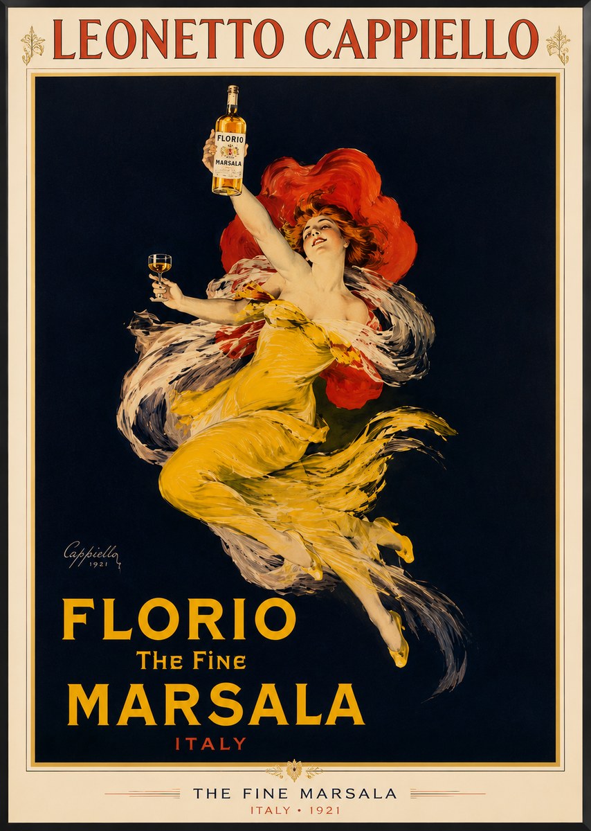 Leonetto Cappiello Florio the Fine Marsala No2 - Poszter