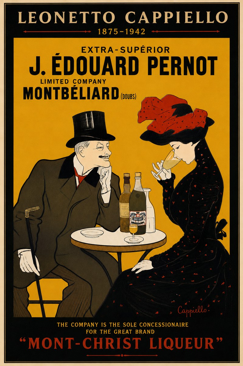 Leonetto Cappiello J. Édouard Pernot No6 - Poszter