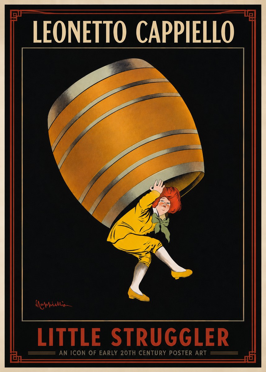 Leonetto Cappiello Little Struggler No3 - Poszter