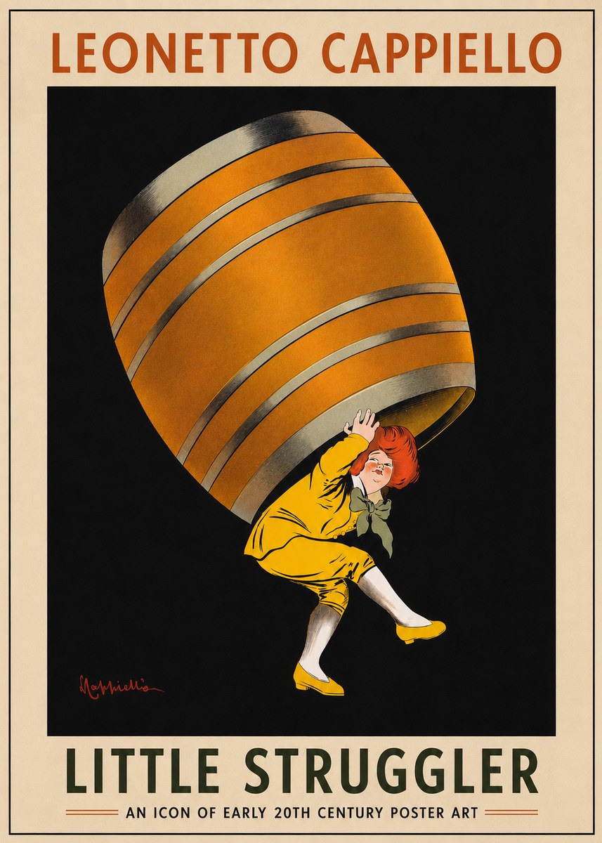 Leonetto Cappiello Little Struggler No4 - Poszter