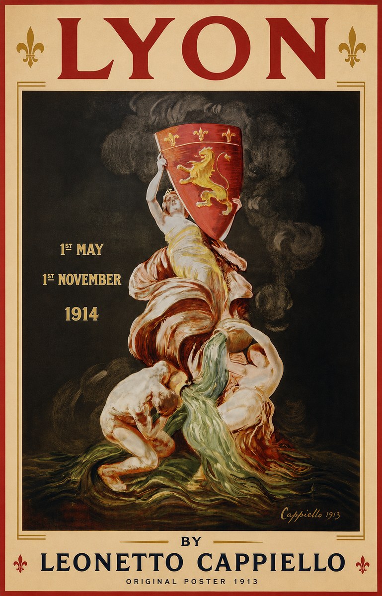 Leonetto Cappiello Lyon No2 - Poszter