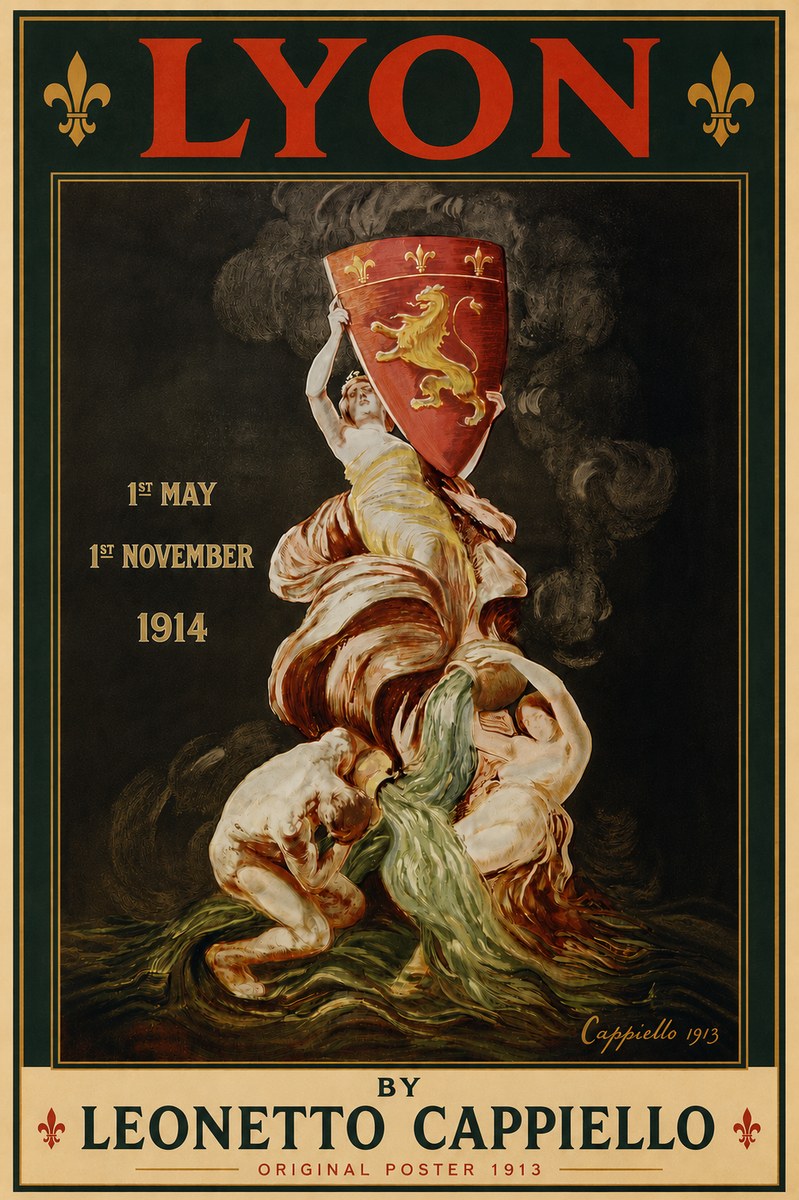 Leonetto Cappiello Lyon No4 - Poszter