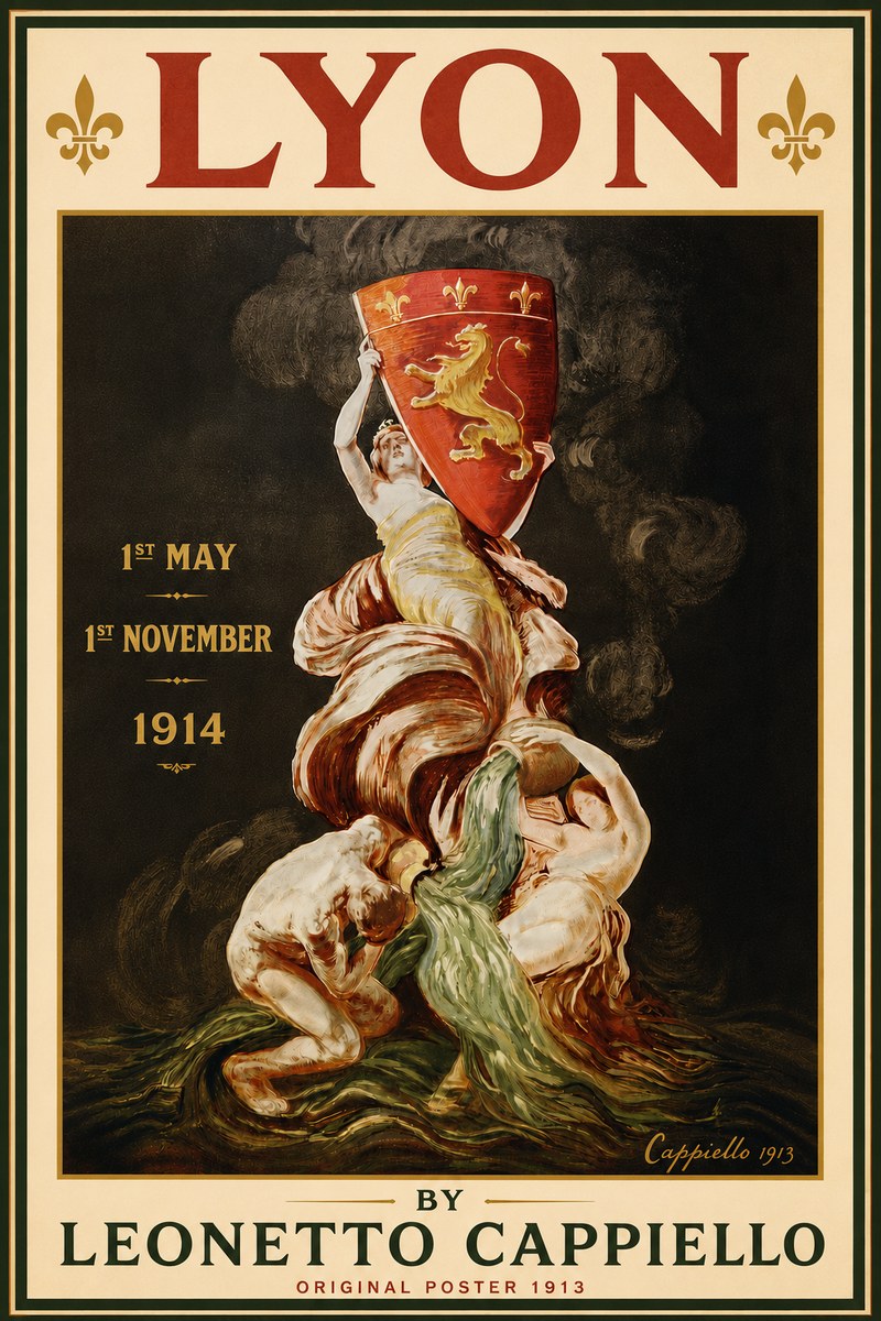 Leonetto Cappiello Lyon No5 - Poszter