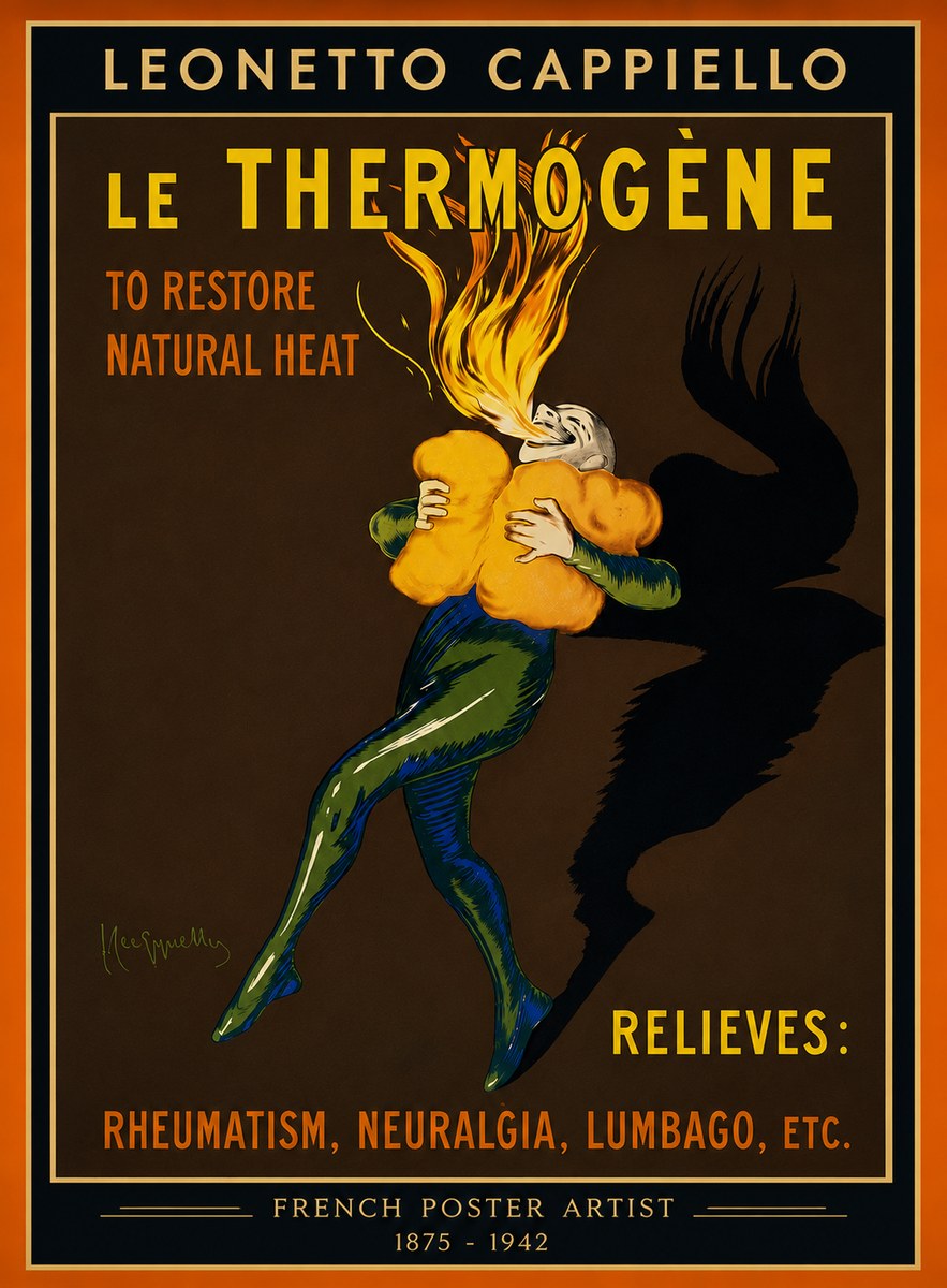 Leonetto Cappiello Le Thermogène No4 - Poszter