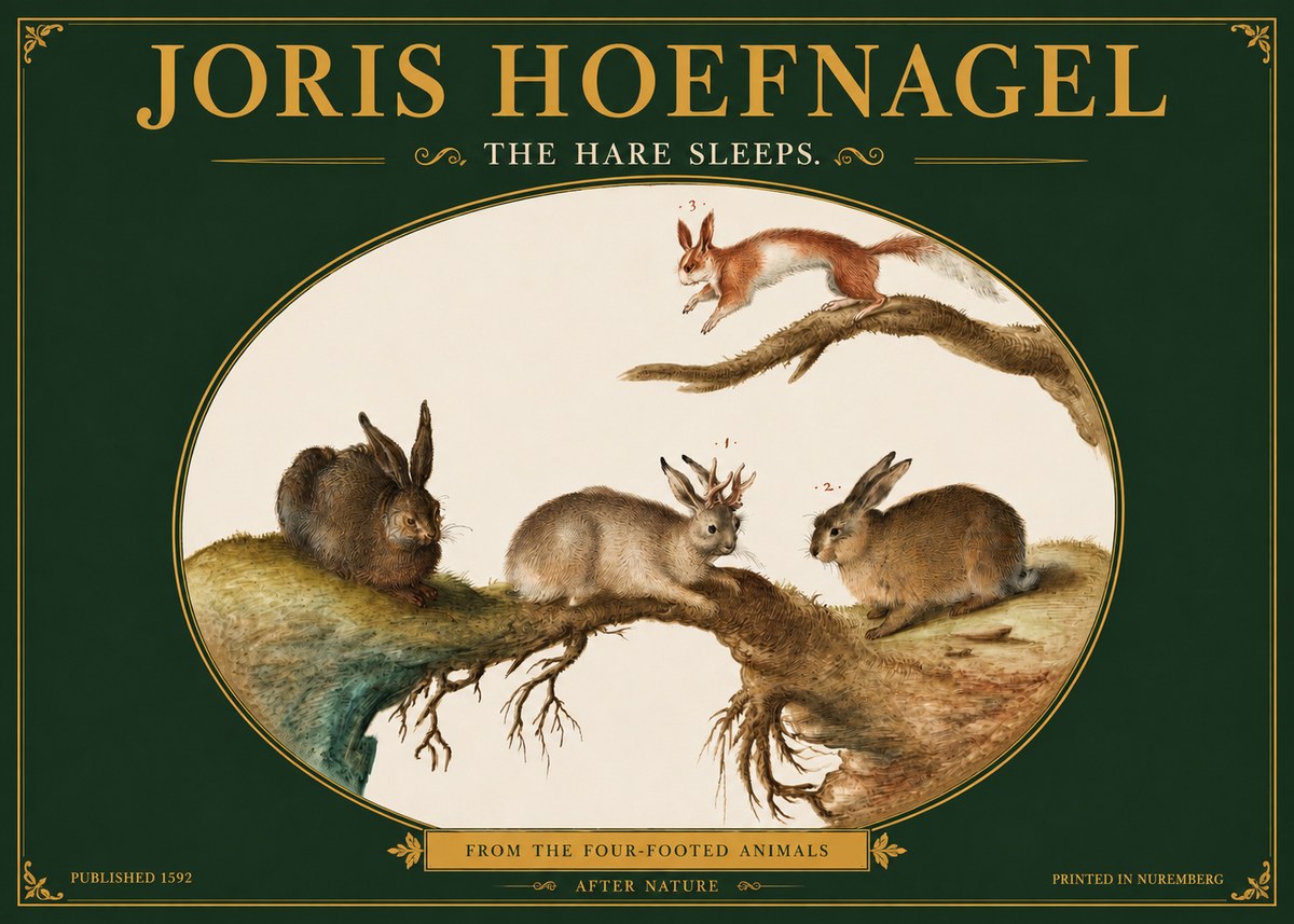 Joris Hoefnagel Lepvs Dormit No4 - Poszter