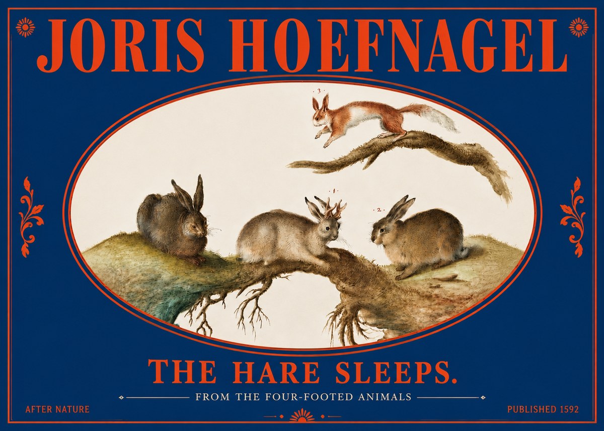 Joris Hoefnagel Lepvs Dormit No5 - Poszter